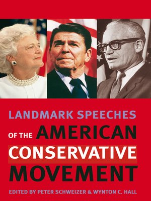 cover image of Landmark Speeches of the American Conservative Movement